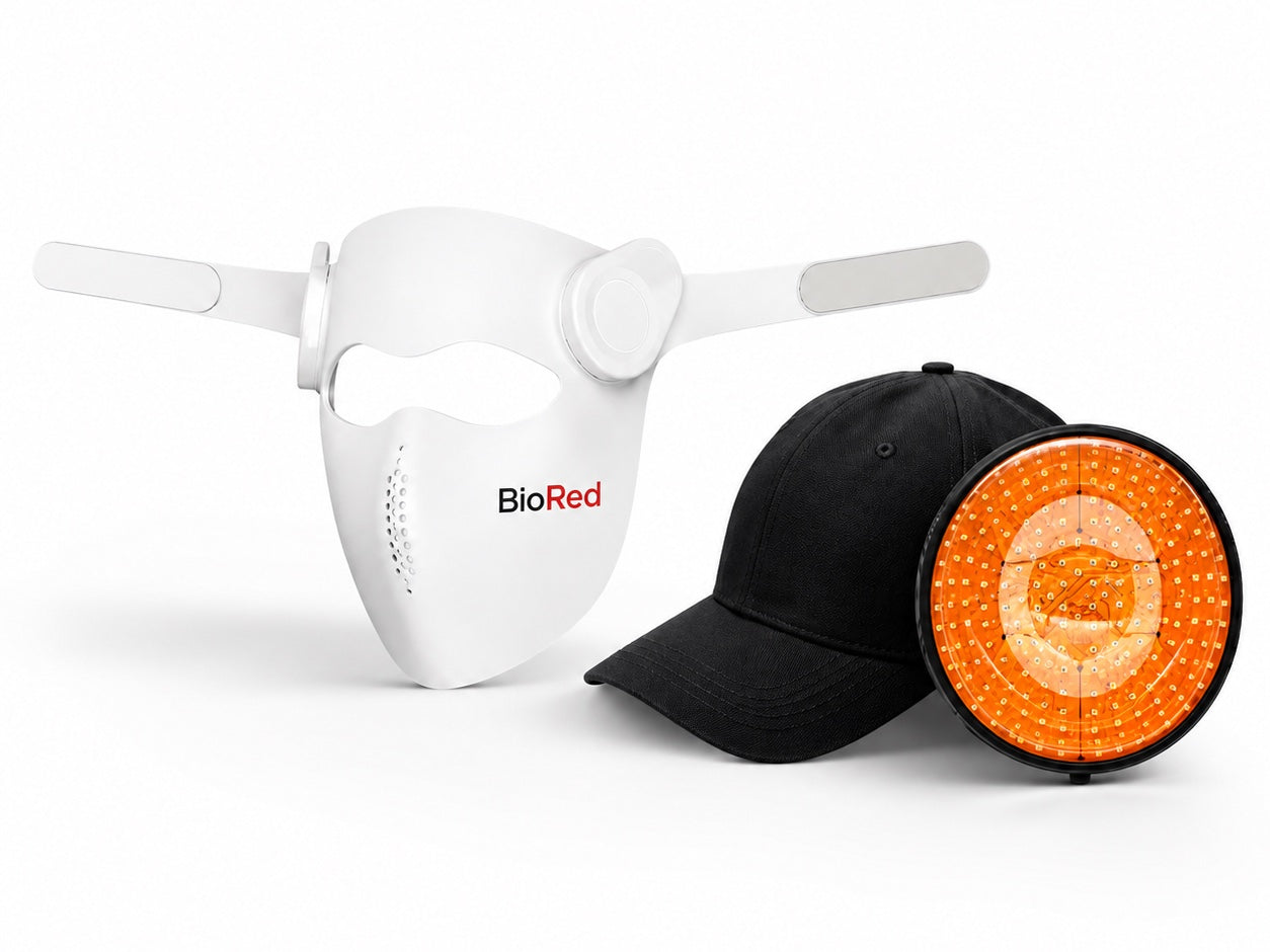 The Glow Set — Mask and Laser Cap